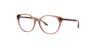 Madra Crystal Brown AcetateEyeglass Frames for Glasses Direct, Angle View
