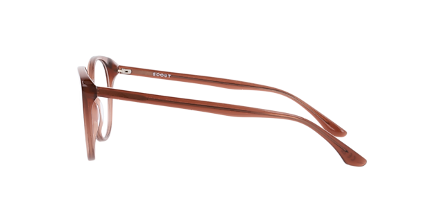 Madra Crystal Brown AcetateEyeglass Frames for Glasses Direct, Side View