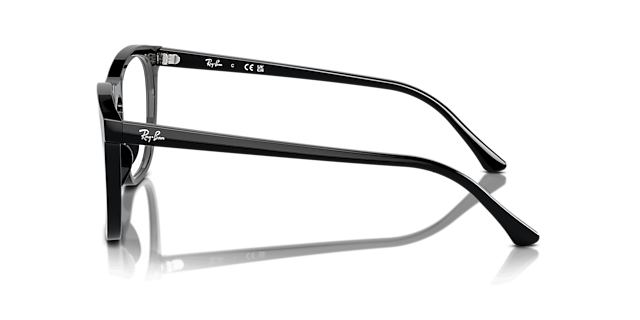 RB2210V Black AcetateEyeglass Frames for Glasses Direct, Side View