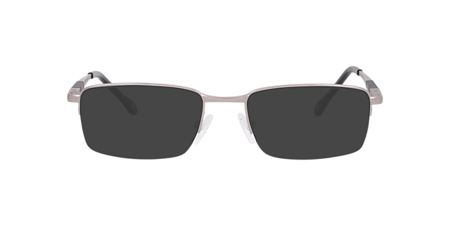 Cu1016 Gunmetal MetalEyeglass Frames for Glasses Direct, with Tinted Lenses