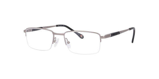 Cu1016 Gunmetal MetalEyeglass Frames for Glasses Direct, Angle View