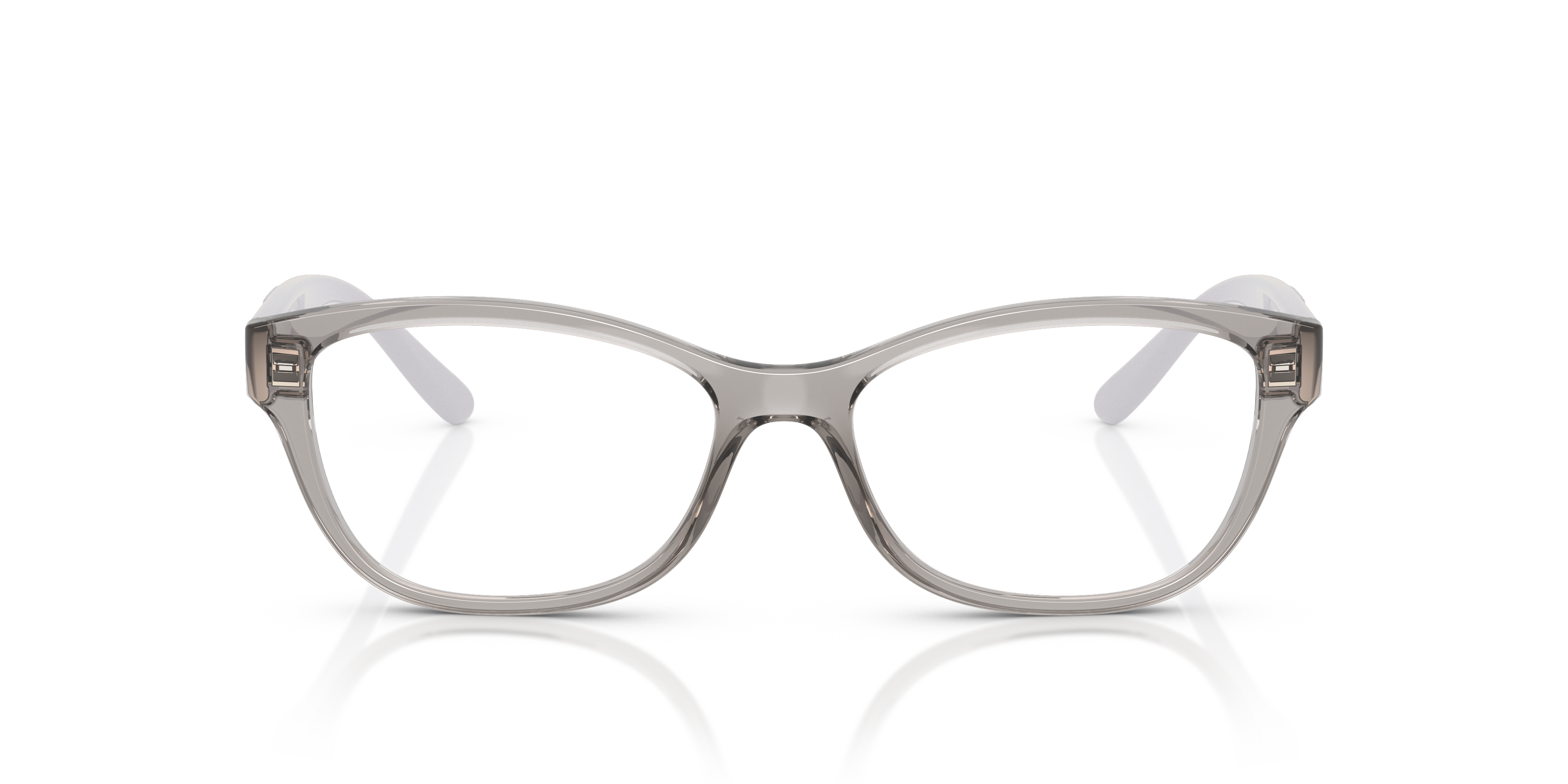 VO5627 Transparent Grey PlasticEyeglass Frames for Glasses Direct, Front View