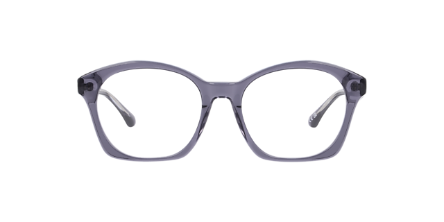 Monica Grey On Crystal AcetateEyeglass Frames for Glasses Direct, Front View