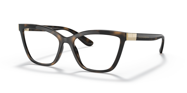 DG5076 Havana PlasticEyeglass Frames for Glasses Direct, Angle View