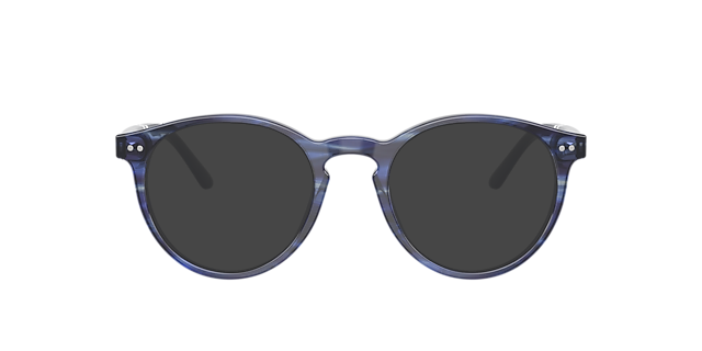 PH2297 Shiny Striped Blue AcetateEyeglass Frames for Glasses Direct, with Tinted Lenses