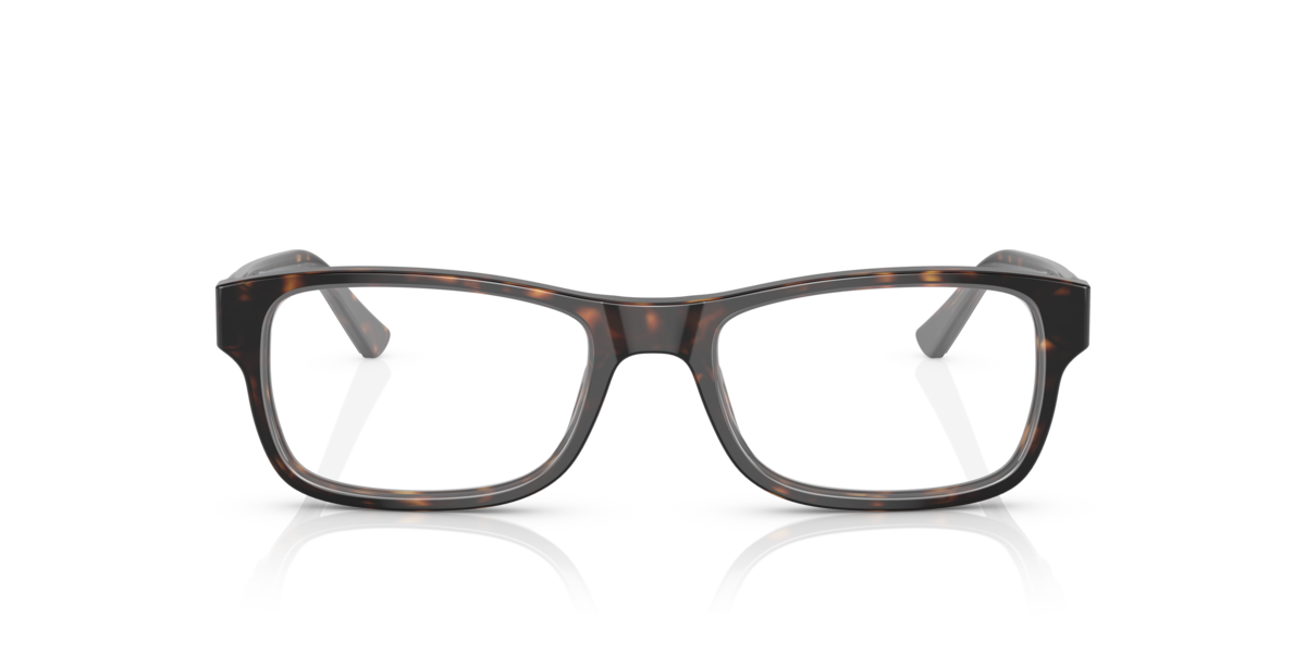 Ray-Ban Unisex Havana Square Acetate Eyeglasses Online - Full Rim - Rb5268