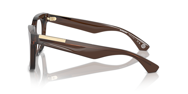 BE2407 Brown AcetateEyeglass Frames for Glasses Direct, Side View