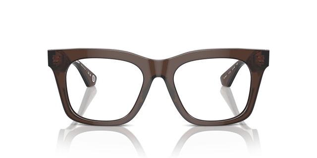 BE2407 Brown AcetateEyeglass Frames for Glasses Direct, Front View