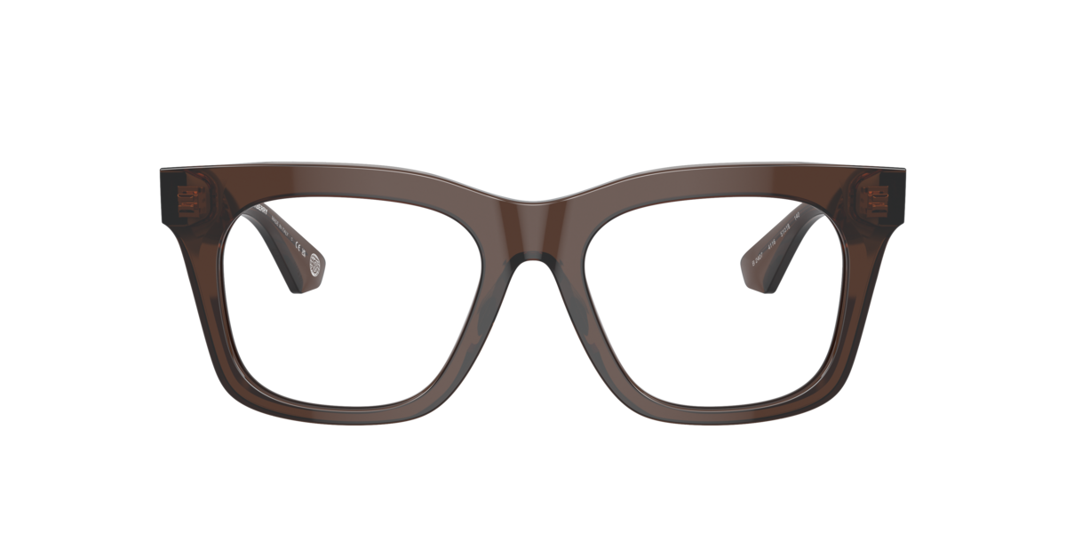 Burberry Women's Brown Square Acetate Eyeglasses Online - Full Rim - Be2407