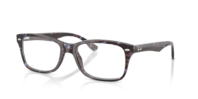 RB5228 Havana Blue Turtle AcetateEyeglass Frames for Glasses Direct, Angle View