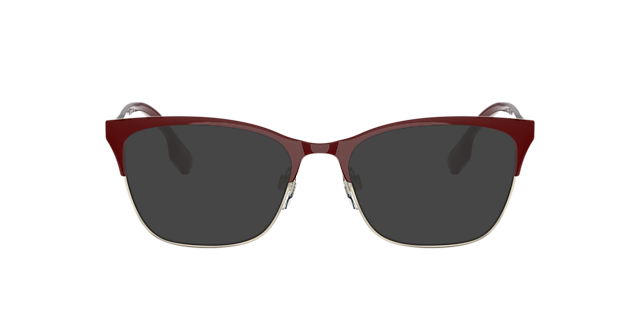 BE1362 Light Gold & Bordeaux MetalEyeglass Frames for Glasses Direct, with Tinted Lenses