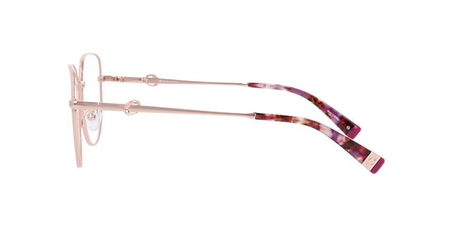 Cuemi Pink MetalEyeglass Frames for Glasses Direct, Side View