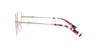 Cuemi Pink MetalEyeglass Frames for Glasses Direct, Side View