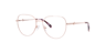 Cuemi Pink MetalEyeglass Frames for Glasses Direct, Angle View