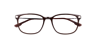 Nb4201 Brown AcetateEyeglass Frames for Glasses Direct, Closed View