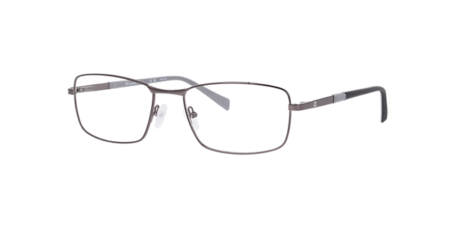 Cu4011 Gunmetal MetalEyeglass Frames for Glasses Direct, Angle View