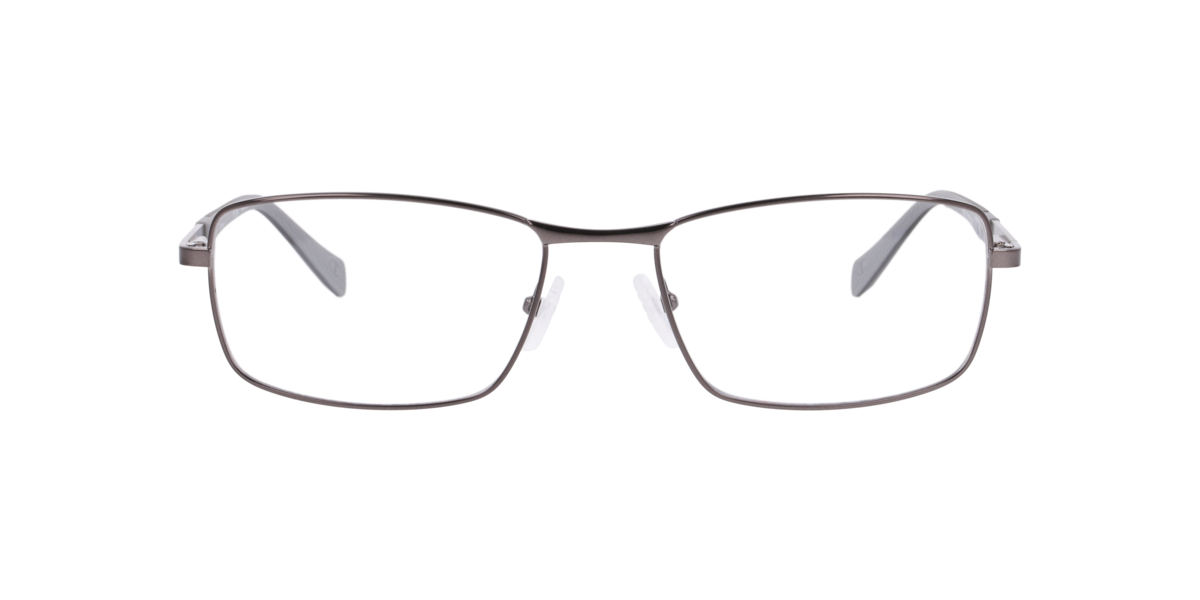 Champion Men's Gunmetal Rectangle Metal Eyeglasses Online - Full Rim - Cu4011