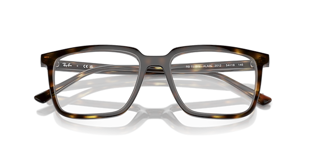 RB7239 Havana PlasticEyeglass Frames for Glasses Direct, Closed View