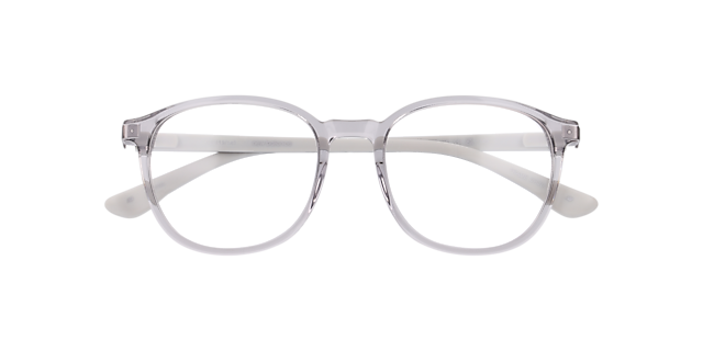 Nb4189 Grey AcetateEyeglass Frames for Glasses Direct, Closed View