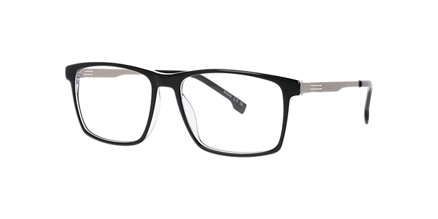 BOSS 1838 Black AcetateEyeglass Frames for Glasses Direct, Angle View