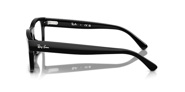 RB5435 Black AcetateEyeglass Frames for Glasses Direct, Side View