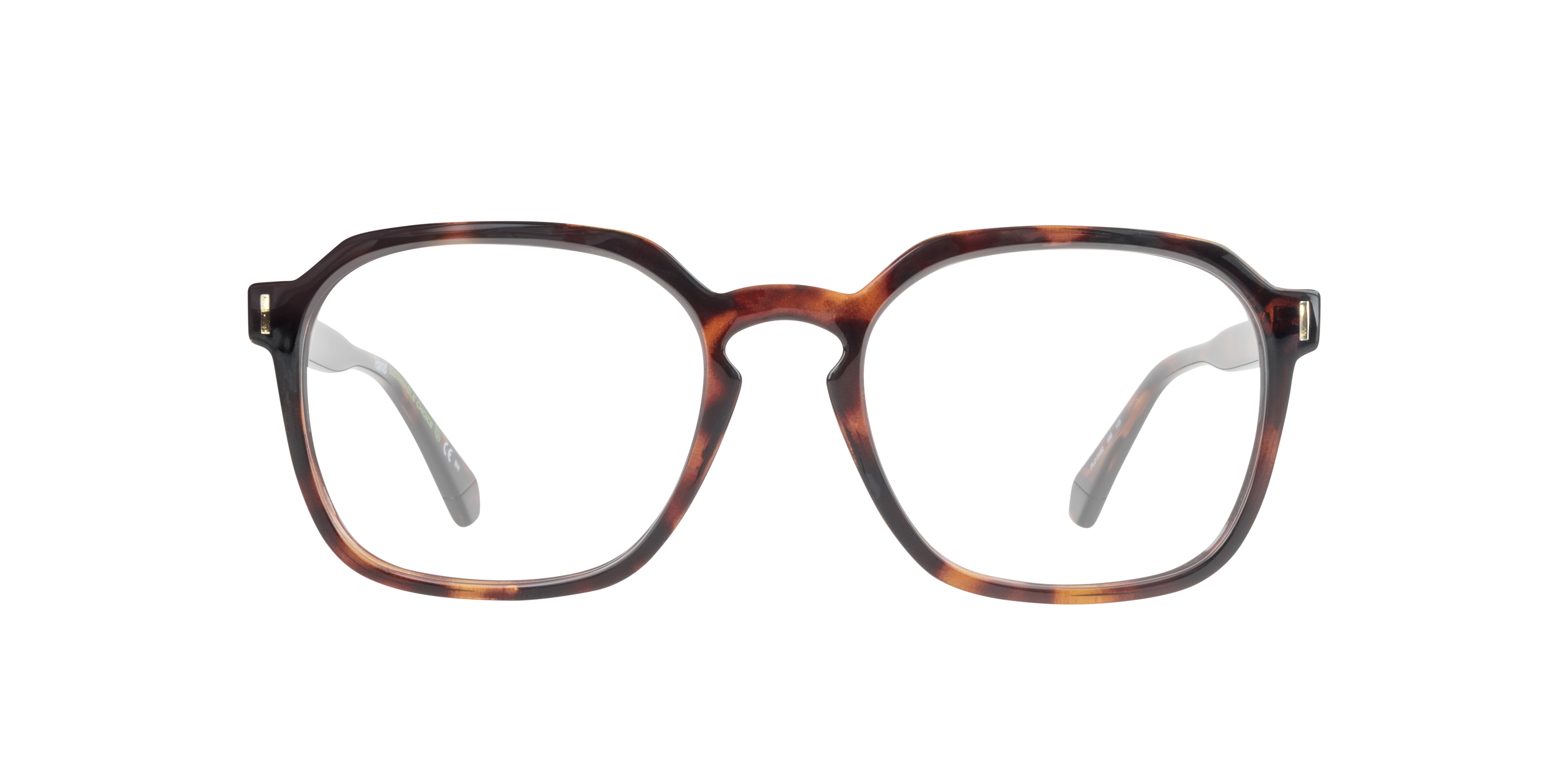 PLD D482 Tortoise PlasticEyeglass Frames for Glasses Direct, Front View