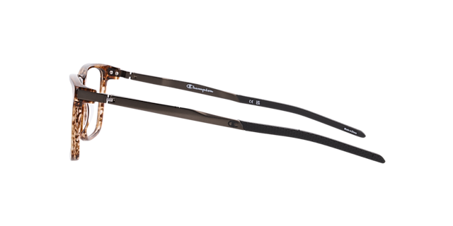 Curove Brown AcetateEyeglass Frames for Glasses Direct, Side View