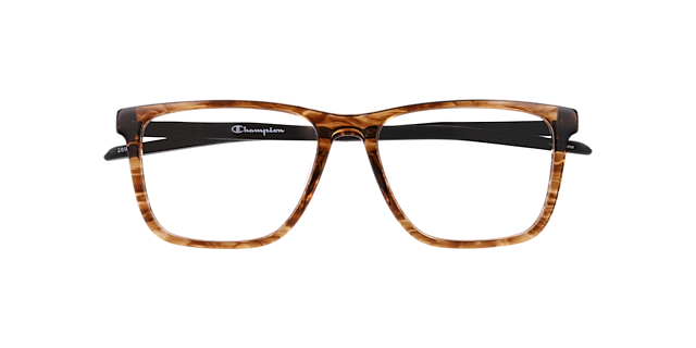 Curove Brown AcetateEyeglass Frames for Glasses Direct, Closed View