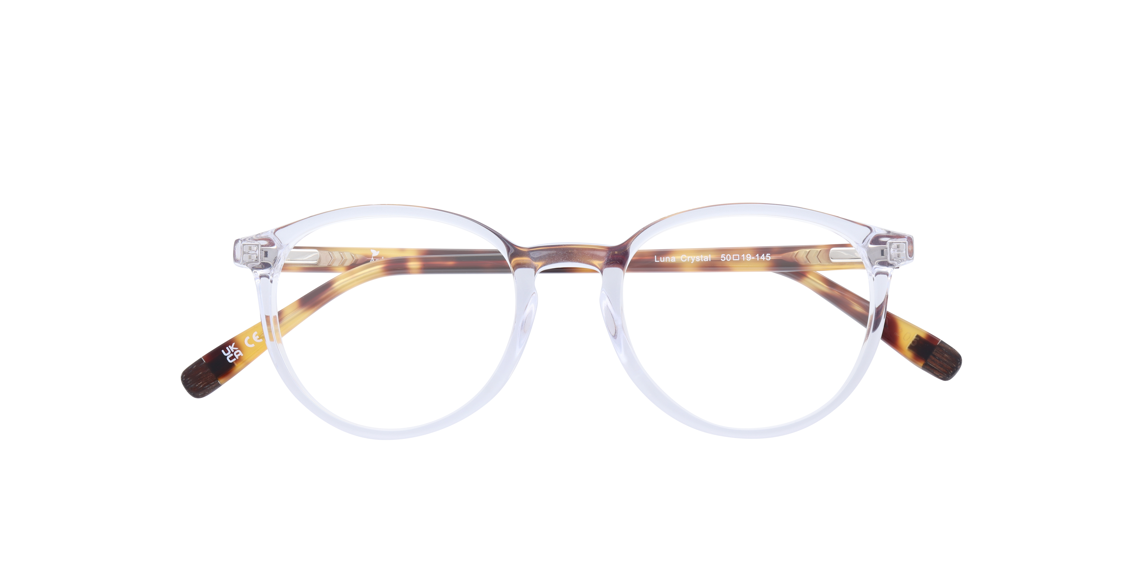 Luna1 Crystal AcetateEyeglass Frames for Glasses Direct, Closed View