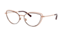 DG1326 Pink Gold & Bordeaux MetalEyeglass Frames for Glasses Direct, Angle View