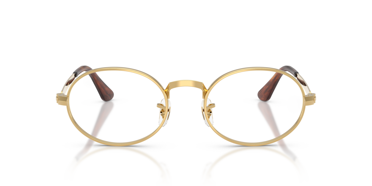 Ray-Ban Unisex Arista Gold Oval Metal Eyeglasses Online - Full Rim - Rb3931v