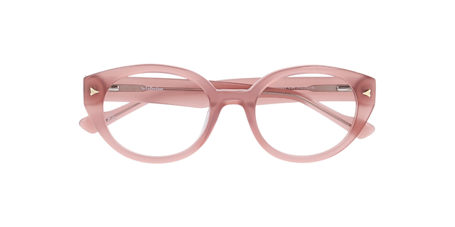 Melody Milky Pink AcetateEyeglass Frames for Glasses Direct, Closed View