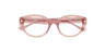 Melody Milky Pink AcetateEyeglass Frames for Glasses Direct, Closed View