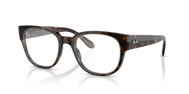 RB7210 Havana PlasticEyeglass Frames for Glasses Direct, Angle View