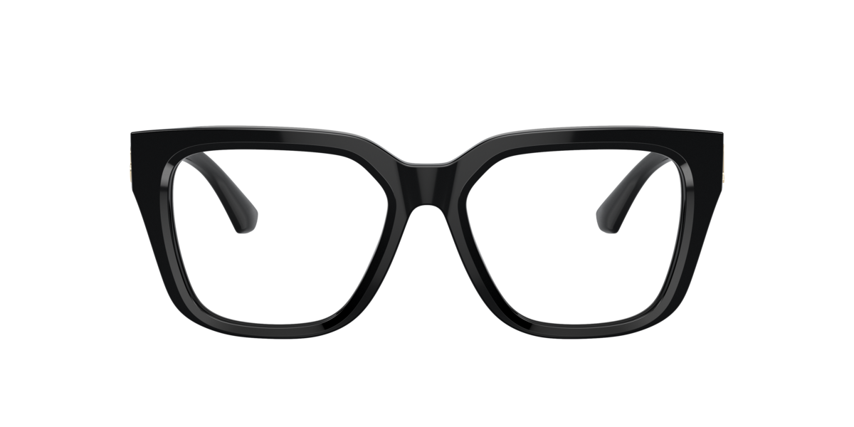 Burberry Women's Black Square Acetate Eyeglasses Online - Full Rim - Be2403