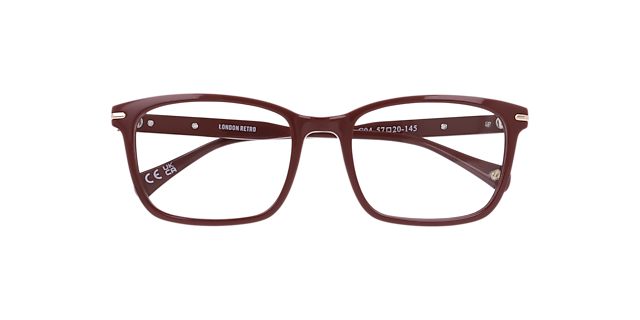 Mayfair Burgundy AcetateEyeglass Frames for Glasses Direct, Closed View