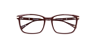 Mayfair Burgundy AcetateEyeglass Frames for Glasses Direct, Closed View