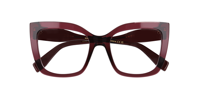 Marc 813 Burgundy AcetateEyeglass Frames for Glasses Direct, Closed View