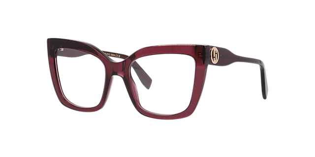 Marc 813 Burgundy AcetateEyeglass Frames for Glasses Direct, Angle View
