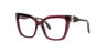 Marc 813 Burgundy AcetateEyeglass Frames for Glasses Direct, Angle View