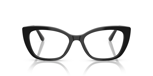 DG3398 Black AcetateEyeglass Frames for Glasses Direct, Front View