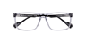 Bspark Grey AcetateEyeglass Frames for Glasses Direct, Closed View