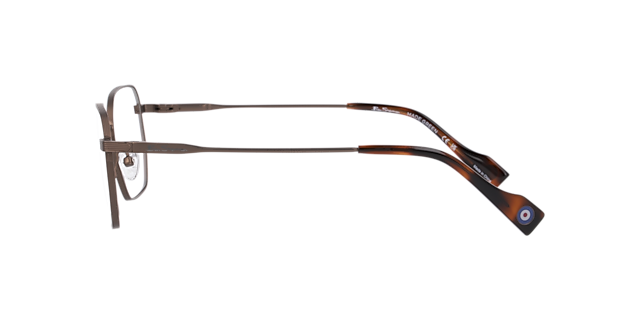Bsmain Brown MetalEyeglass Frames for Glasses Direct, Side View