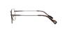 Bsmain Brown MetalEyeglass Frames for Glasses Direct, Side View
