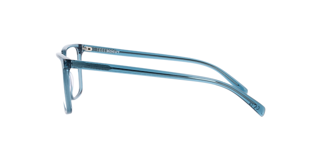 Mitchell Crystal Blue AcetateEyeglass Frames for Glasses Direct, Side View