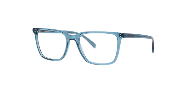 Mitchell Crystal Blue AcetateEyeglass Frames for Glasses Direct, Angle View