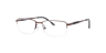 Cu1016 Brown MetalEyeglass Frames for Glasses Direct, Angle View
