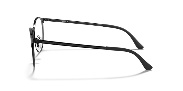 RB6375 Optics Black MetalEyeglass Frames for Glasses Direct, Side View