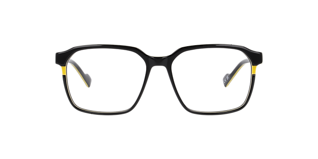 Maddox Black On Yellow AcetateEyeglass Frames for Glasses Direct, Front View