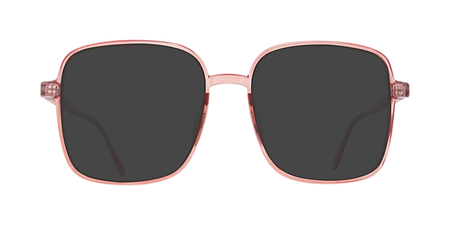 Hannah Crystal Pink PlasticEyeglass Frames for Glasses Direct, with Tinted Lenses